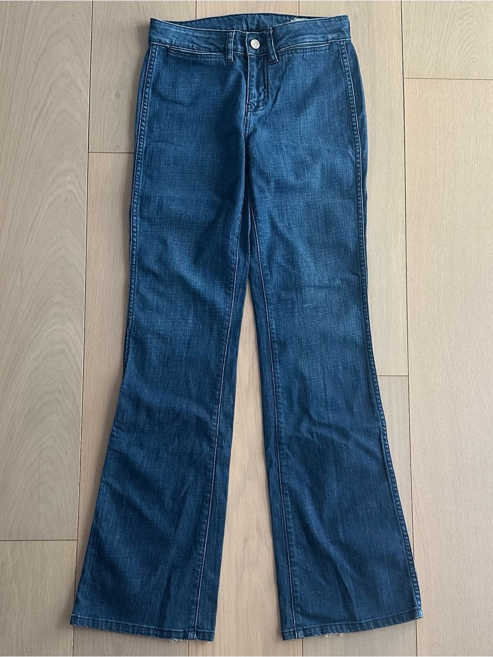 Imitation of Christ 2000s Flared Cross Pocket Jeans